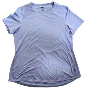 REI Lavendar Purple Lightweight Short Sleeve Base Layer Shirt. Sz. L